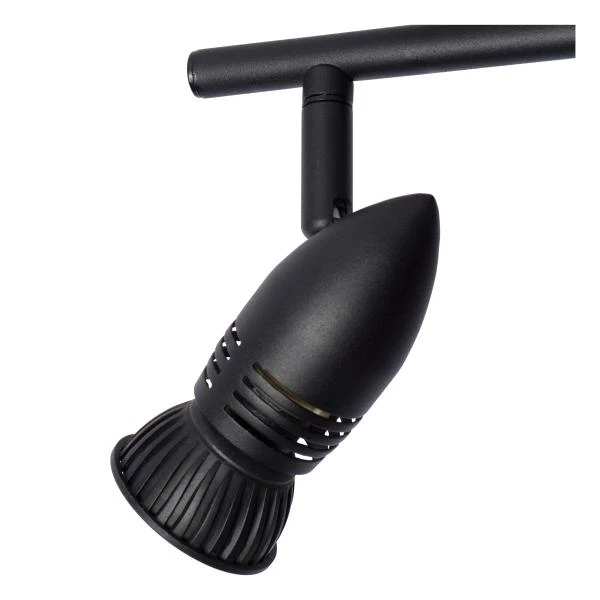 Lucide CARO - Ceiling spotlight - 2xGU10 - Black - detail 2